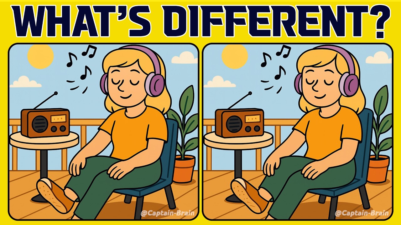 Spot the Differences Before Time’s Up! (A Bit Tricky)