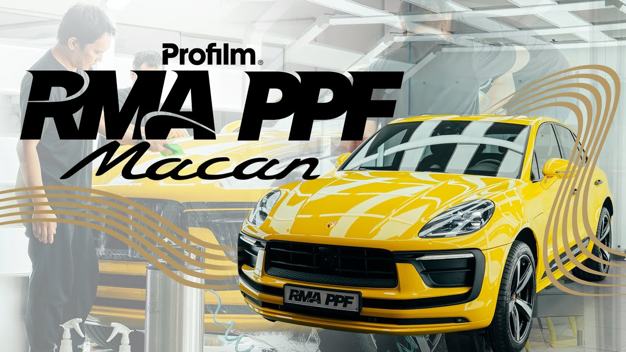 Porsche Macan 2024 (YELLOW) | PPF Installation | RMA PPF | Sports SUV Cars | Dubai UAE