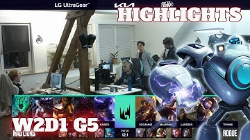 MAD vs RGE - Highlights | Week 2 Day 1 S12 LEC Spring 2022 | Mad Lions vs Rogue W2D1