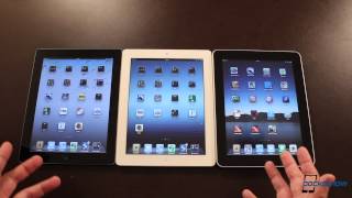 New iPad vs. iPad 2 and Apple's First iPad