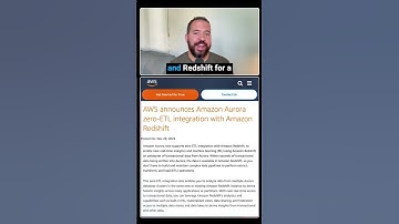 Amazon Aurora Zero ETL Integration With Amazon Redshift