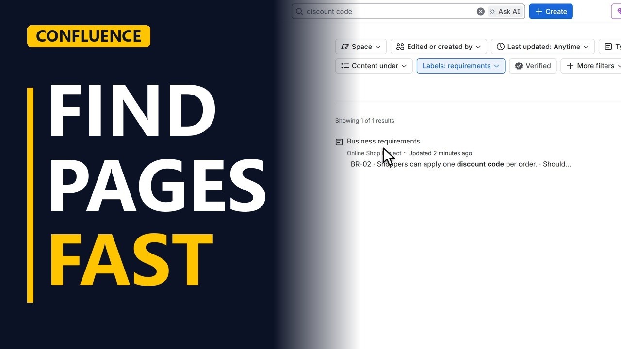 Labels and Search in Confluence: Find Any Page Fast
