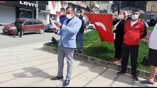 CUMHURBAŞKANINA SESLENDİLER...