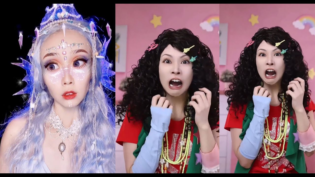 爆火的多巴胺，今年夏天還能再愛我壹次嗎#makeup #makeuptutorial #美妝教學 #仿妆 #搞笑 #挑战100个反派角色