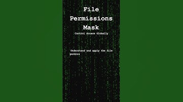File Permissions Mask 🎭 #techtips #itsolutions