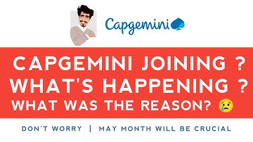 Waiting for Capgemini Joining/Onboarding| When you guys can expect | Reason behind this much Delay?🥲