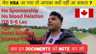 How to Get Canada Tourist Visa in 2023 ?? | All Those Documents Which Helps you to Get The Visa ||
