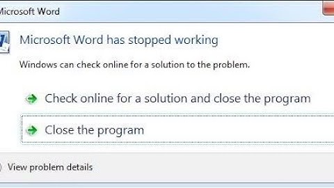 Microsoft office word has stopped working là lỗi gì năm 2024