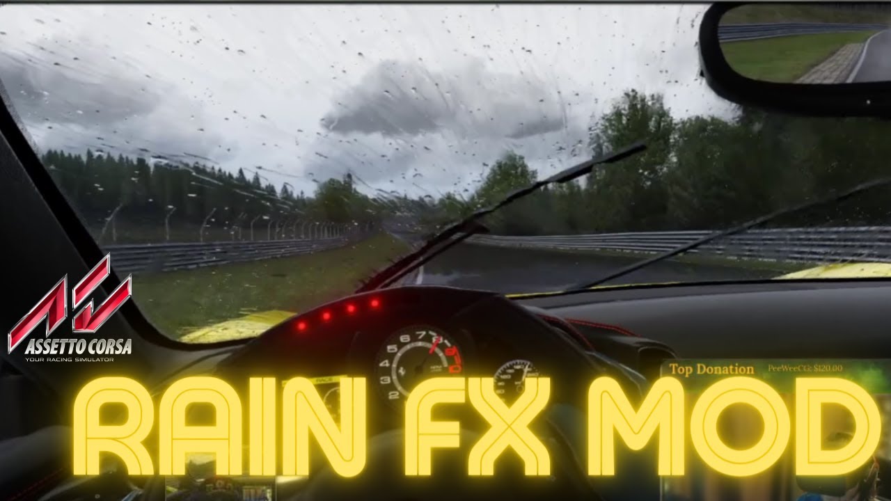 Assetto Corsa Vr Rain Fx Ferrari 458 At Nordschleife Youtube