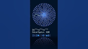 Math Art - Iridescent Spirograph #39