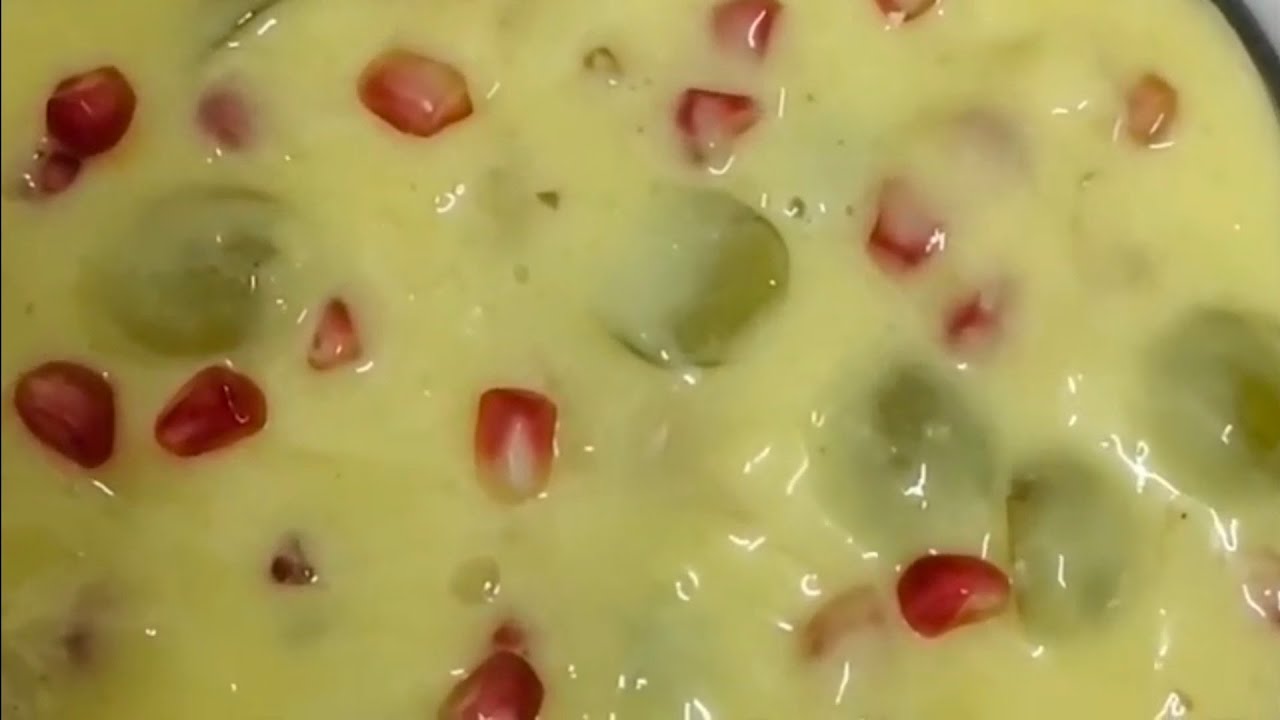 ಕಸ್ಟರ್ಡ್ ಫ್ರೂಟ್ ಸಲಾಡ್ how to make custard fruit salad in kannada
