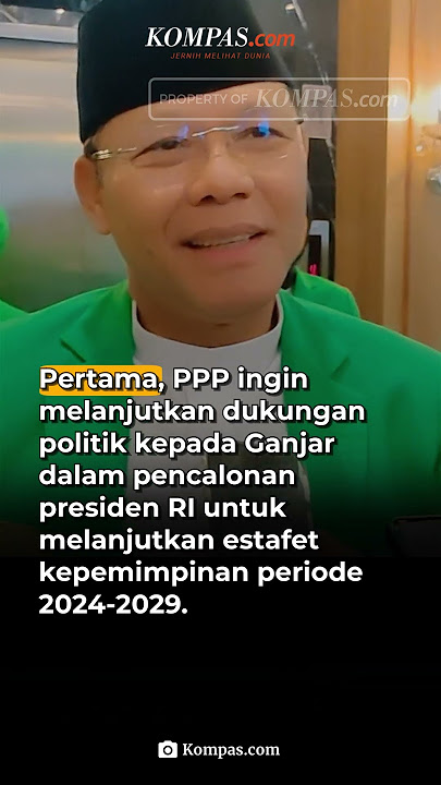 5 Alasan PPP Dukung Ganjar Pranowo Jadi Capres 2024, Singgung soal Popularitas
