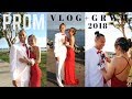 PROM 2018 VLOG + GRWM | prom makeup, prom hair, taking pictures, meeting my crazy friends!