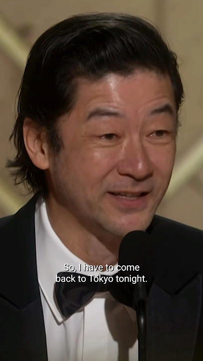 #Shōgun's #TadanobuAsano is the most precious person at the #GoldenGlobes. It's official. #Shorts