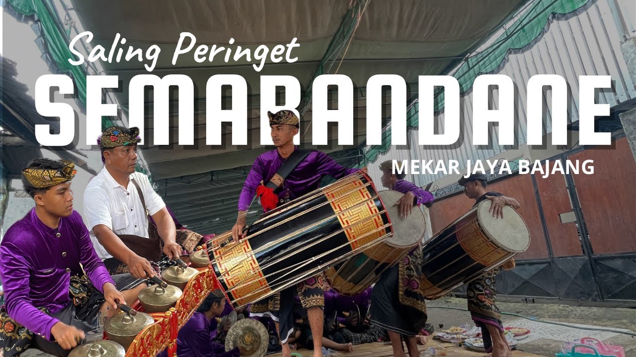 TABUH GENDING SEMARANDANE BERSAMA SANG MAESTRO DAN GENDANG BELEQ BAJANG MEKAR JAYA DASAN MONTOR