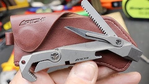 PICHI "Peachy?" X2S Titanium Multitool: Canadian EDC elegance and utility with just right hip!