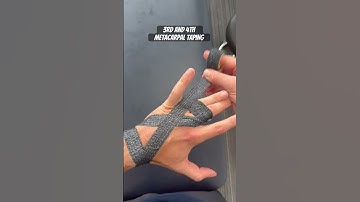 3rd and 4th Metacarpal Taping #theclubphysio #physio #jarrdefinger #fingerinjury