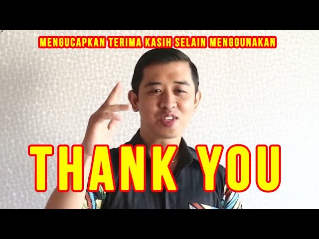 Mengucapkan Terima Kasih Menggunakan Bahasa Inggris Youtube Mengucapkan Terima Kasih Menggunakan Bahasa Inggris Youtube