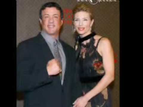 Sylvester stallone & His Wife Jennifer Flavin Acto...