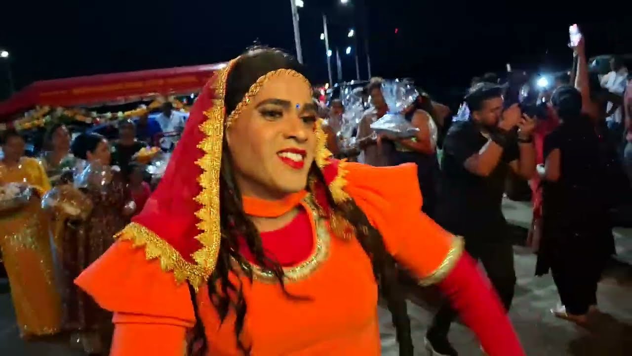 Sathyam Matadin Badhaw Party dance by Barkha Nachanya @ Lalla Rookh Party Place Suriname.