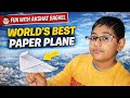 This Paper Plane BROKE a World Record 😳✈️ | Must Watch