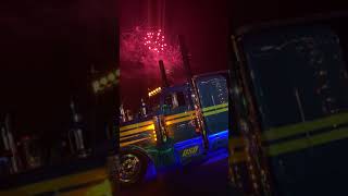 Fireworks Over Cool Semi Mayberry Truck Show 2021