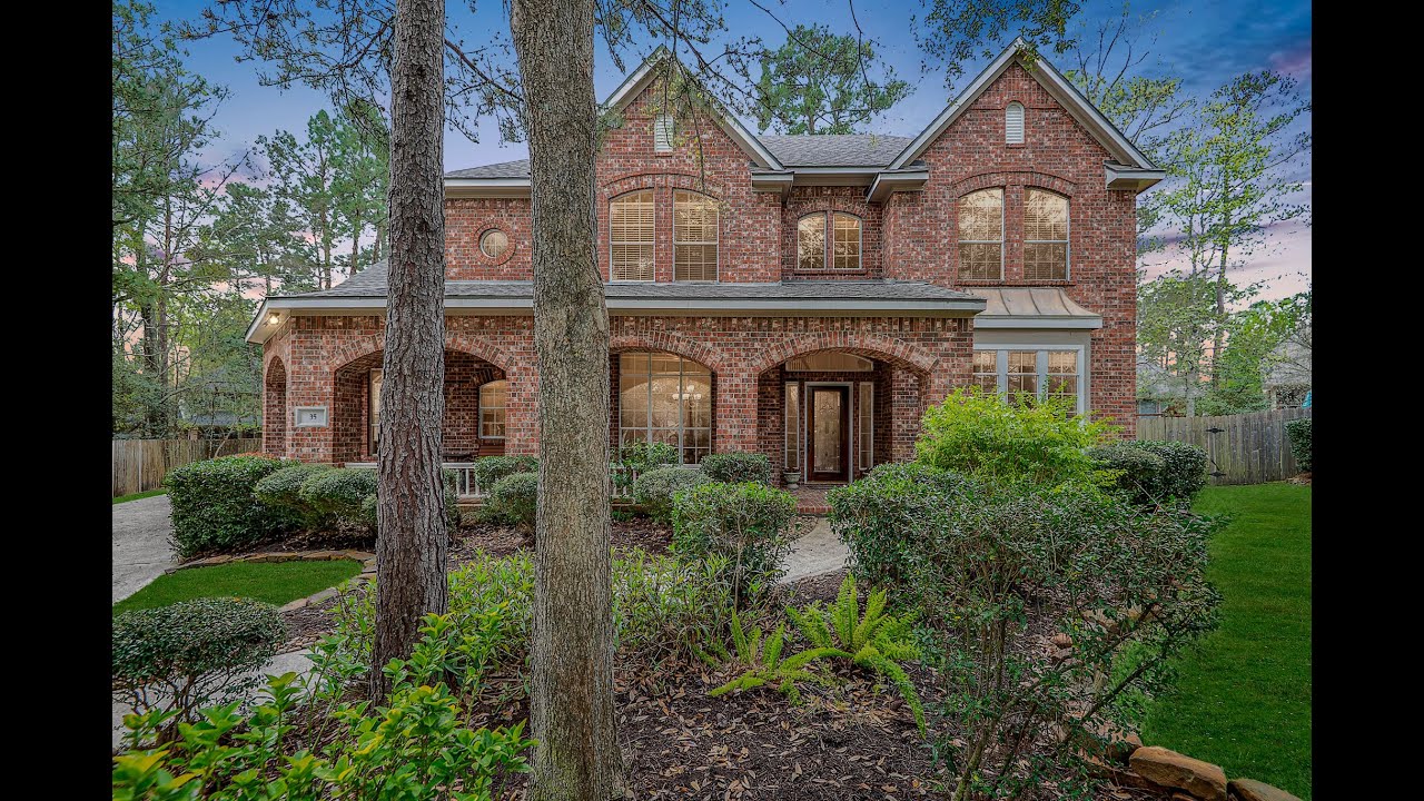 Texas Real Estate Property For Sale 35 Villa Canyon In The Woodlands
