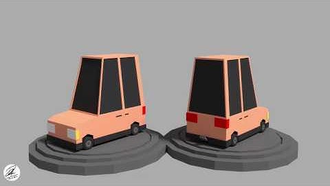 Blender Timelapse : Modelling Low Poly Car