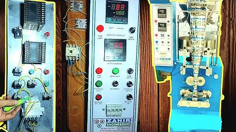 Electrical panel board connection - Packing machine wiring