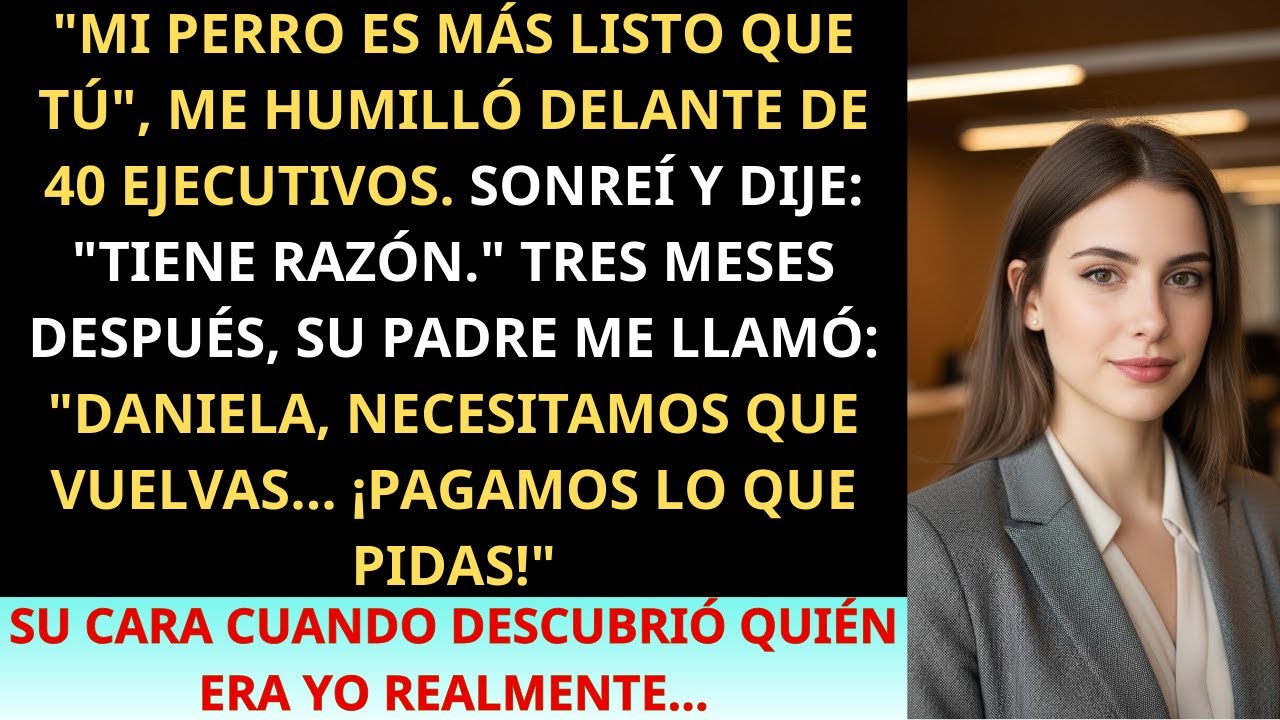 La Hija de Mi Jefe Dijo “Mi Perro es Más Listo que Tú” — Error Fatal