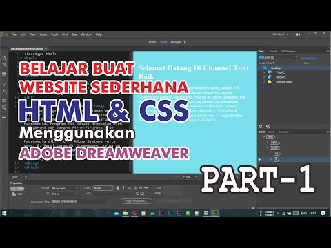 Video: Bagaimana cara mengubah tampilan split di Dreamweaver?