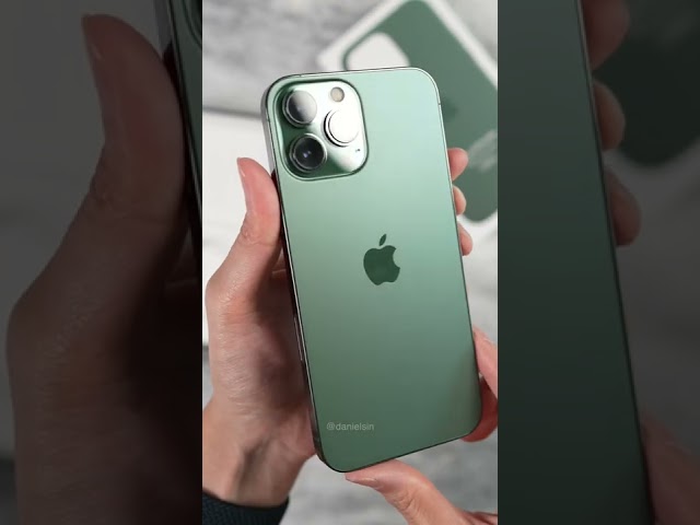 Unboxing the Alpine Green iPhone 13 Pro Max!