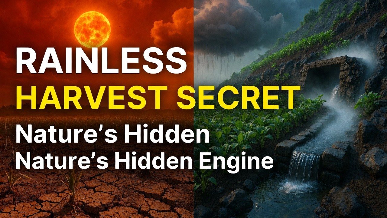 No Rain for Months—Yet These Crops Thrive The Ancient Glacier Trick That Creates Water in a Drought