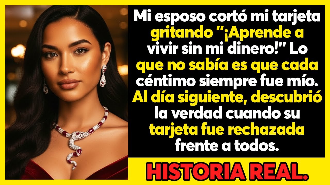 Mi esposo cortó mi tarjeta '¡Aprende a vivir sin mi dinero!' — al día siguiente descubrió...