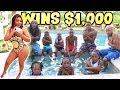 Last to Leave the Swimming Pool Wins $1,000