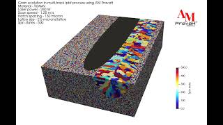 Microstructural Dynamics: Multitrack LPBF Grain Evolution | Paanduv Applications