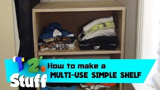 This is a very simple and utility shelf that has endless possibilities of usage. It can be used in many different ways and it is very easy 