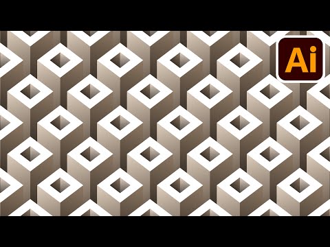 Pattern design | Polygon | Adobe illustrator tutorials | 012