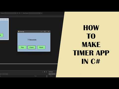 ⏱️ How to Make a Simple Timer in C# Windows Forms | Beginner Tutorial
