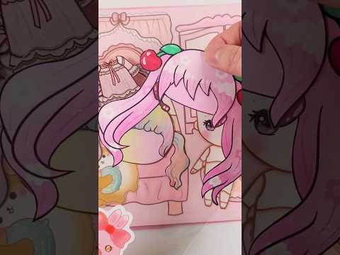 ♡♡ <strong>SAKURA</strong> MIKUㅣPaper dolls <strong>Book</strong> ㅣ DIY  #shorts