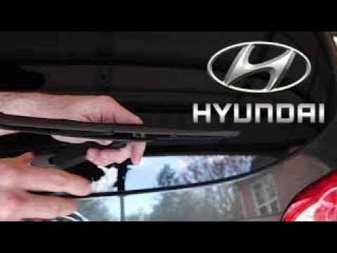 HOW TO Replace HYUNDAI SANTE FE rear wiper