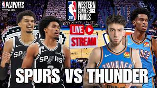 San Antonio Spurs vs Oklahoma City Thunder LIVE Play by Play & Reaction Game 5 #nba