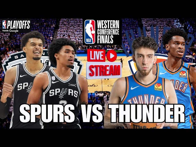 San Antonio Spurs vs Oklahoma City Thunder LIVE Play by Play & Reaction Game 5 #nba
