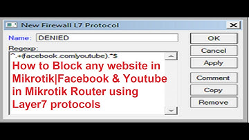 How to Block any website in Mikrotik|Facebook & Youtube in Mikrotik Router using Layer7 protocols