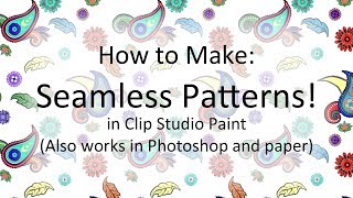 Seamless Patterns in Clip Studio Paint