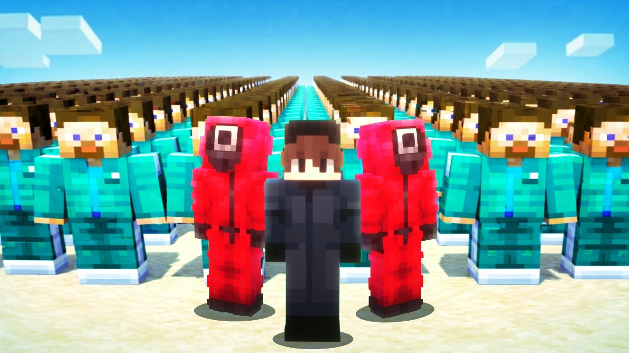 I Created SQUID GAMES in Minecraft!