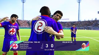 eFootball PES 2021 Serie A 1982-83 Fiorentina - Milan