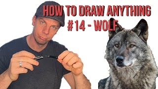 How To Draw Anything: #14 Wolf