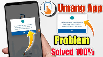 Umang app developer mode is enabled | Umang app not opening | Umang app developer mode problem