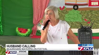 Beauregard Watermelon Festival hosts first-ever husband calling contest
